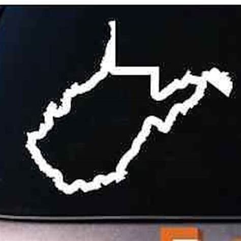 West Virginia Truck Decal Etsy