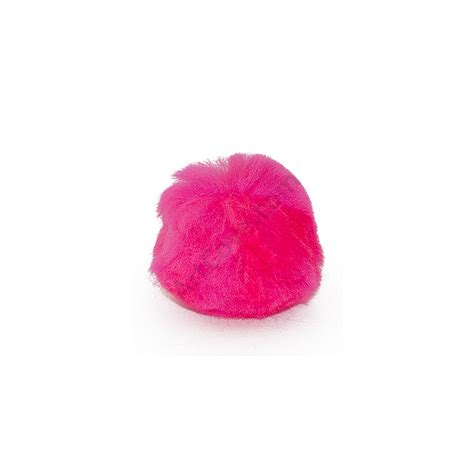 2 Inch Neon Pink Craft Pom Poms