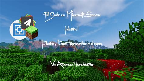 How To Host Minecraft Server Via Aternos Homehosting Youtube