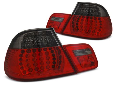 Pilotos Led Bmw E46 04 03 06 Coupe Rojo Ahumados Led 208 00 E46