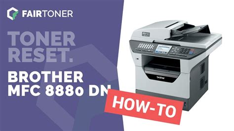 Anleitung Brother MFC 8880 DN Toner Reset YouTube