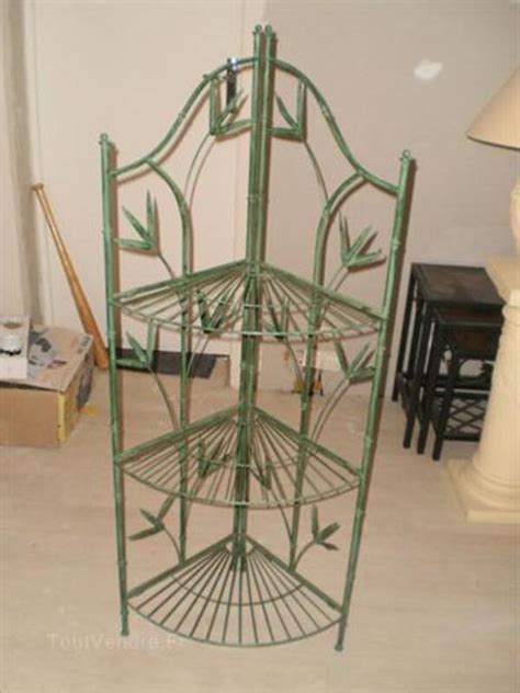 Etagere En Fer Forge Vert Migni Res Ameublement