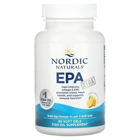 Nordic Naturals Epa Xtra Great Lemon Soft Gels