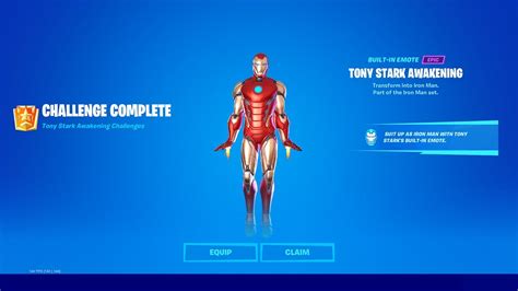 Unlocking Iron Man In Fortnite Youtube