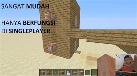 Cara Membuat Lift Elevator Menggunakan Command Block Mudah Minecraft