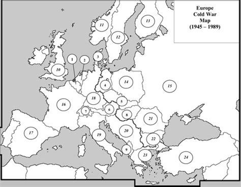 Cold War Map Flashcards Quizlet