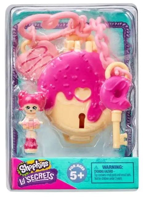 Shopkins Shoppies Lil Secrets Secret Bag Tag Delish Donut Stop With