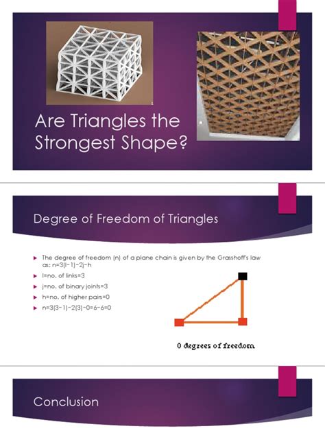 Are Triangles The Strongest Shape Pdf