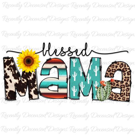 Glass Art Blessed Mama Sublimation Transfer Sublimation Heat