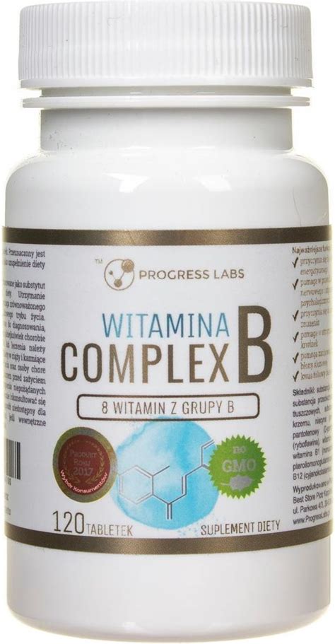 Progress Labs Witamina B Complex Tabl Opinie I Ceny Na Ceneo Pl