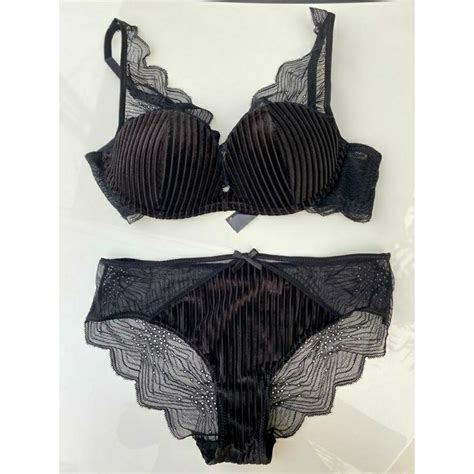 Jual Victorias Secret Set Black Shopee Indonesia