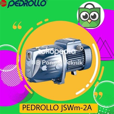 Jual Pedrollo Jswm A Pompa Air Sumur Dangkal Self Priming Jet Pump Di