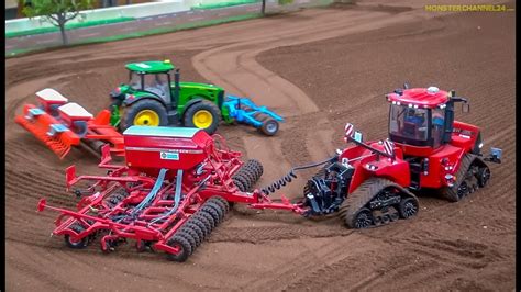 RC Tractors John Deere Case And Fendt At Work Siku Farmland In