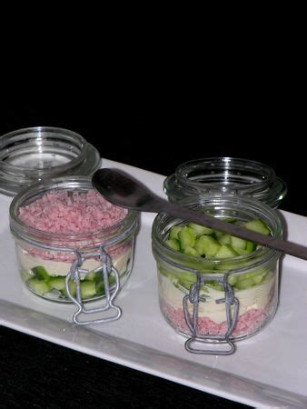 Verrine Vache Qui Rit Jambon Et Concombre Delicesetplats