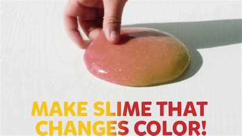 DIY Slime Using Elmer S Color Changing Glue YouTube