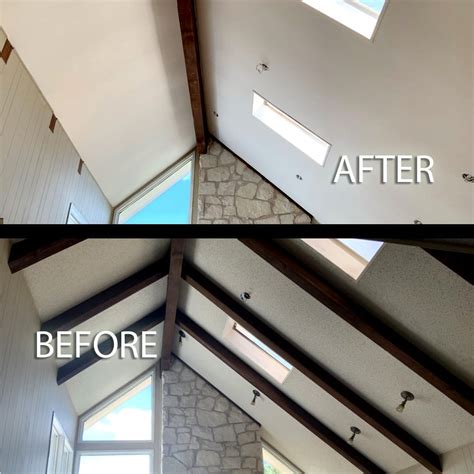 Before And After Pictures Of Popcorn Ceiling Removal | Shelly Lighting