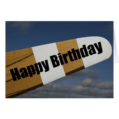 Airplane Pilot Happy Birthday Card