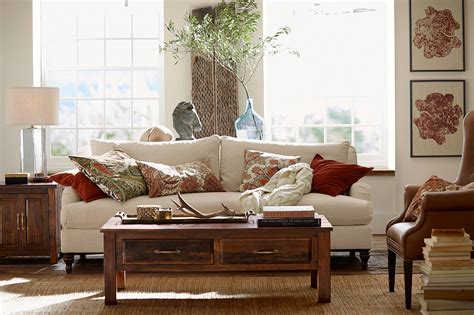 Fall Decor Is All About Blending Styles Pottery Barn Living Room