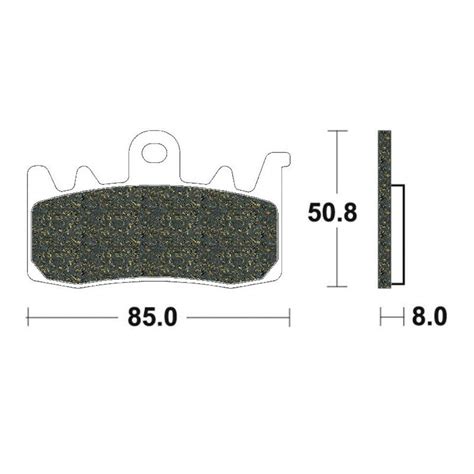 Plaquette de Frein Avant Racing SBS 900DS 1 Carbone Céramique Compétition