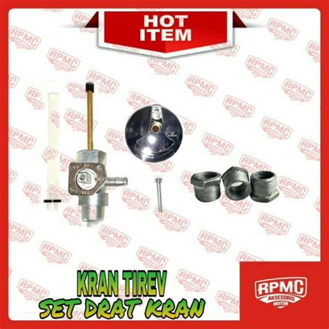 KRAN TANGKI TIGER REVO TIREV SET DRAN KRAN ADAPTOR IMPORT IMPOR