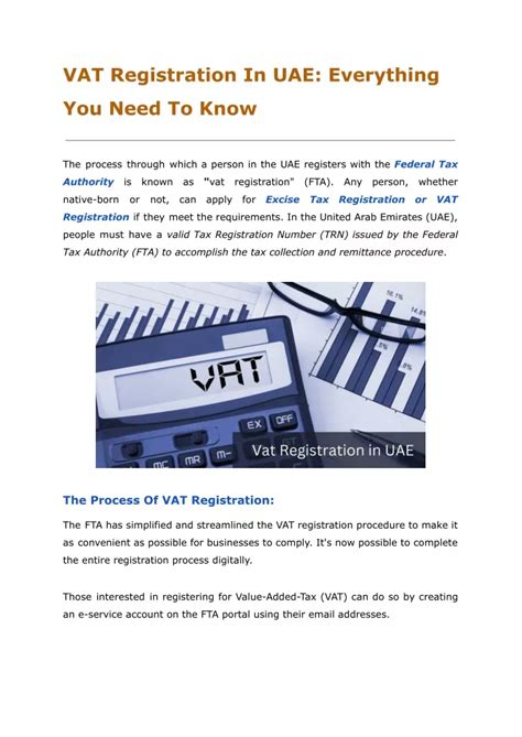 Ppt Vat Registration In Uae Everything You Need To Know Powerpoint