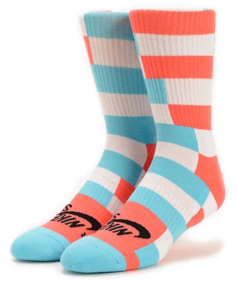 Nike Sb Striped Dri Fit Crew Socks