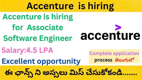 Accenture Is Hiring For Associate Software Engineer Accenture Jobs 2023