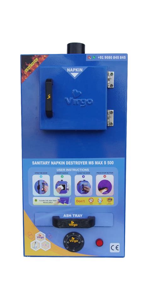 Virgo Electrical Sanitary Napkin Burning Machine Msmaxs At Rs