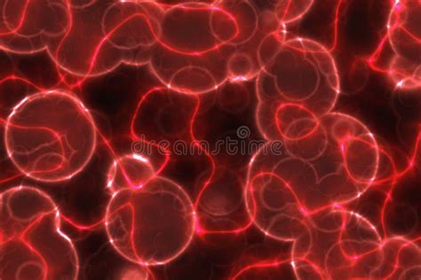 Illustrated Background with Simulation of Human Cells Seen Under a ...