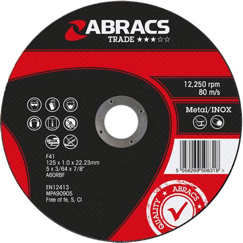 Abracs Trade Extra Thin Inox Cutting Disc Mm X Mm Toolstation