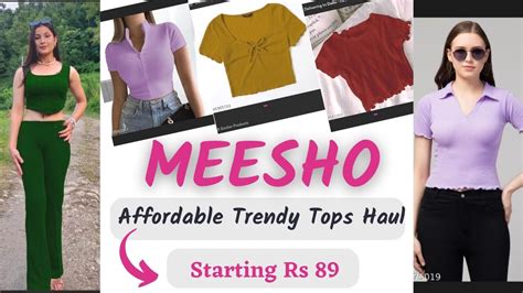 MEESHO Affordable Tops HAUL Under 89 Try On Haul Everything