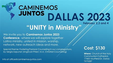 Dallas 2023 — Let's walk together!