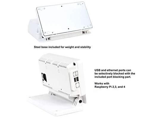 SmartiPi Touch Pro Case For The Official Raspberry Pi 7 Touchscreen