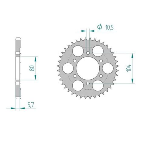 Afam Couronne Alu Au Pas De Zx R Dans Votre Boutique All Bikes