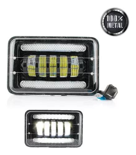 Faro Unidad 4x6 5 Led 4656 Cuadrado Lupa Alta Baja Cuarto F3 Envío gratis