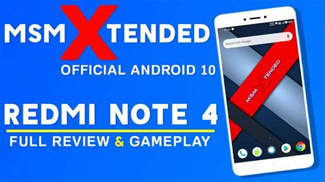 Official Msm Xtended Rom For Redmi Note Android Full