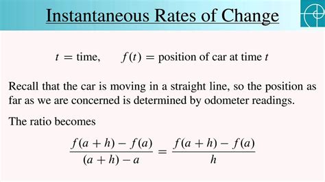 How To Determine Instantaneous Rate Of Change