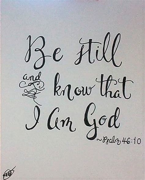 Bible Verse Calligraphy Drawing by Kayla Bednar