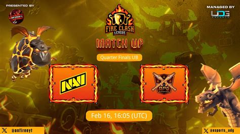 Navi Vs Repotted Gaming Fire Clash League Youtube