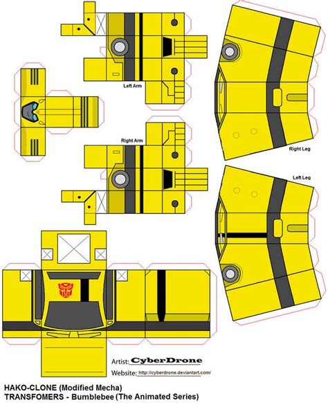 Hako Clone Bumblebee G1 By CyberDrone On DeviantArt Transformer