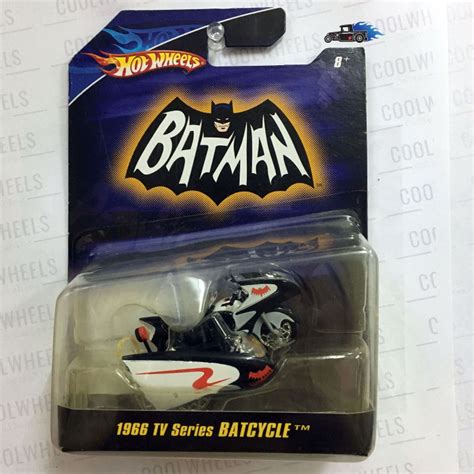 Hot Wheels Scale Batman TV Series Batcycle Rubber Band Inside Melted Lazada