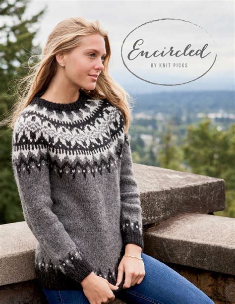 Encircled Circular Yoke Sweaters Knit Picks Knit Picks Amy Cave