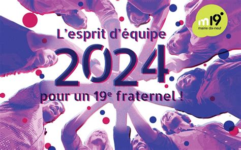 Meilleurs voeux 2024 Mairie du 19ᵉ