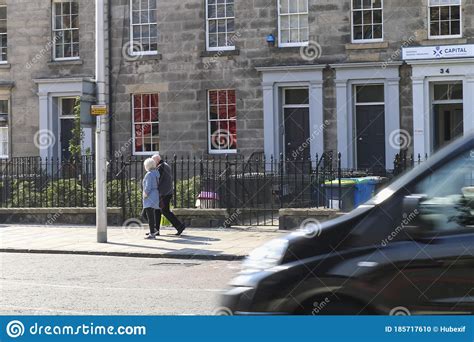 Edinburgh City Center Scotland United Kingdom Editorial Image Image