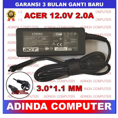 Jual Adaptor Charger Laptop Acer V A Jack Kecil Shopee