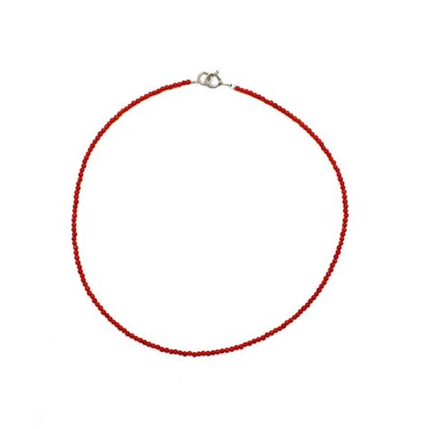 Collier Enfant En Perles De Corail V Ritable