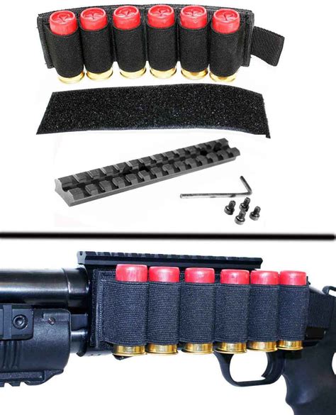 Side Shell Holder And Scope Rail For Mossberg Single Rail