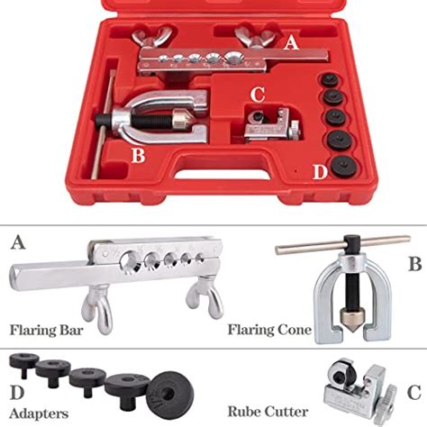 Double Flaring Tool Kit Single Flaring Tool Kit Tube Flaring Tool Kit For