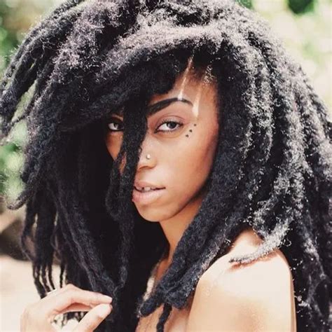 Free Fall For Free Form Locs Un Ruly Dreads Black Women Freeform Dreads Free Form Locs