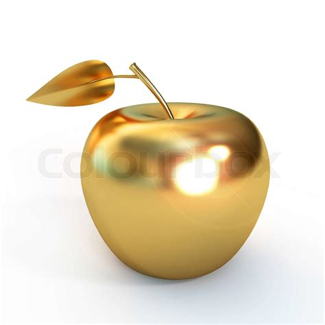 Golden Apple Stock Foto Colourbox